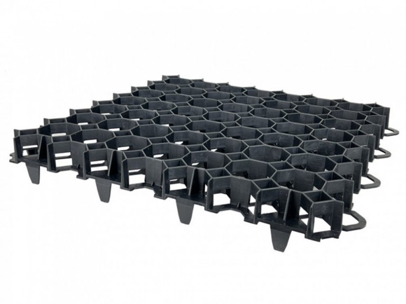 Rasengitter aus Kunststoff Covergrid Profi - Farbe: Schwarz