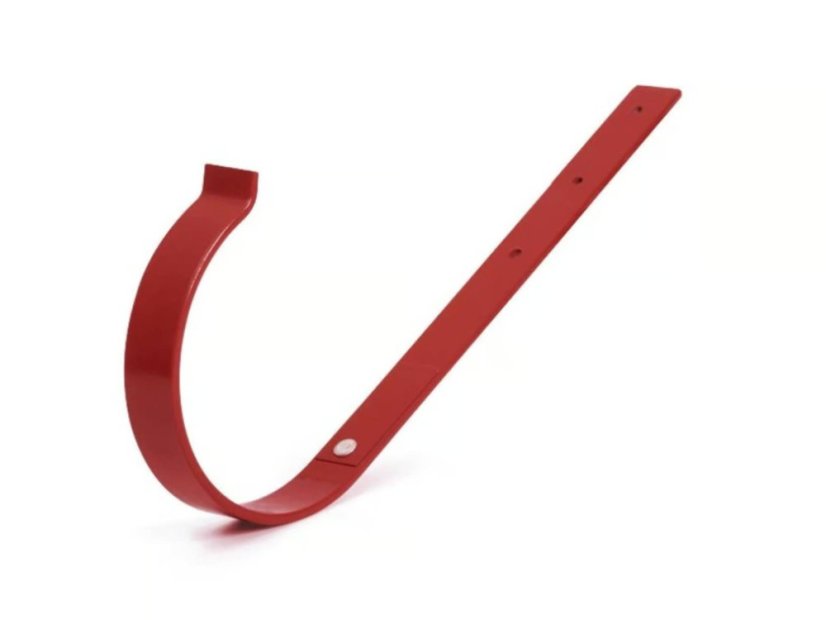 Hak połaciowy - nakrokwiowy PVC 125 mm - Kolor: ceglasto czerwony