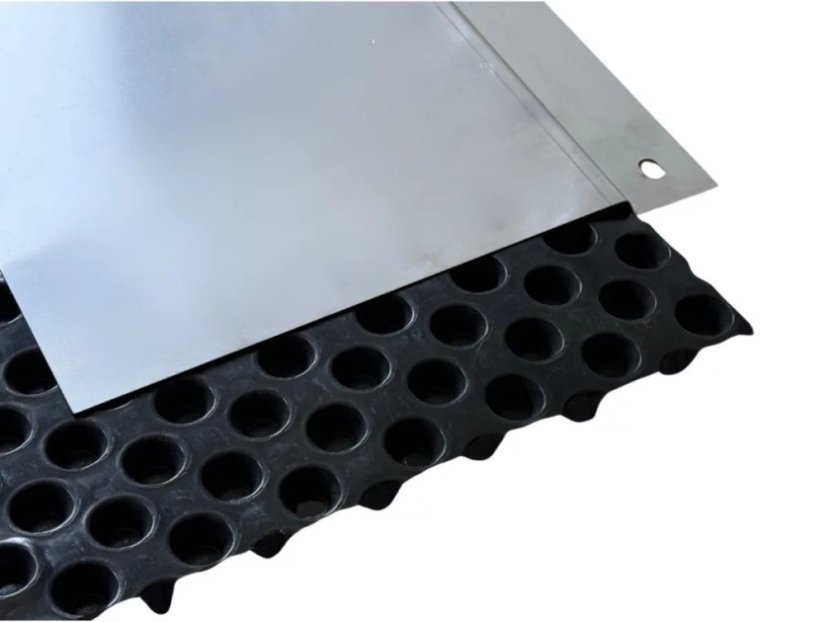 Ukončovací lišta N nerez soklová (8 mm)