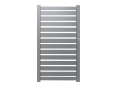Aluminium schuttingpoort met lamellen