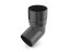 Plastové svodové koleno PVC 90 mm - Barva: černá