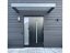 Pensilina per porta d'ingresso C-160 - Colore: grigio scuro / trasparente