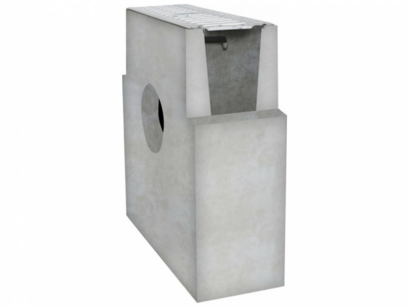 Gură de scurgere din beton A15 cu grătar zincat
