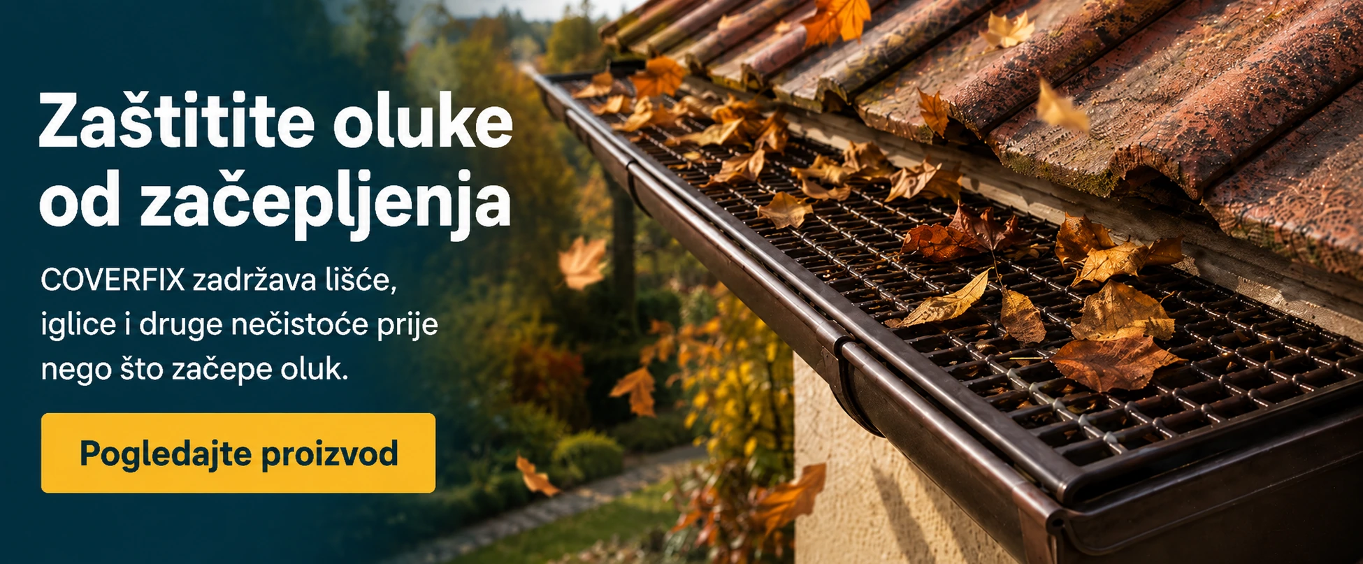 Zaštitna mreža za oluke Coverfix