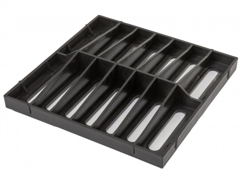 Revisionsschacht mit Rost