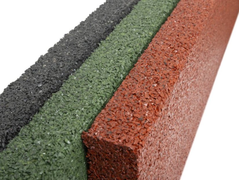 Bordo in gomma - Colore: nero