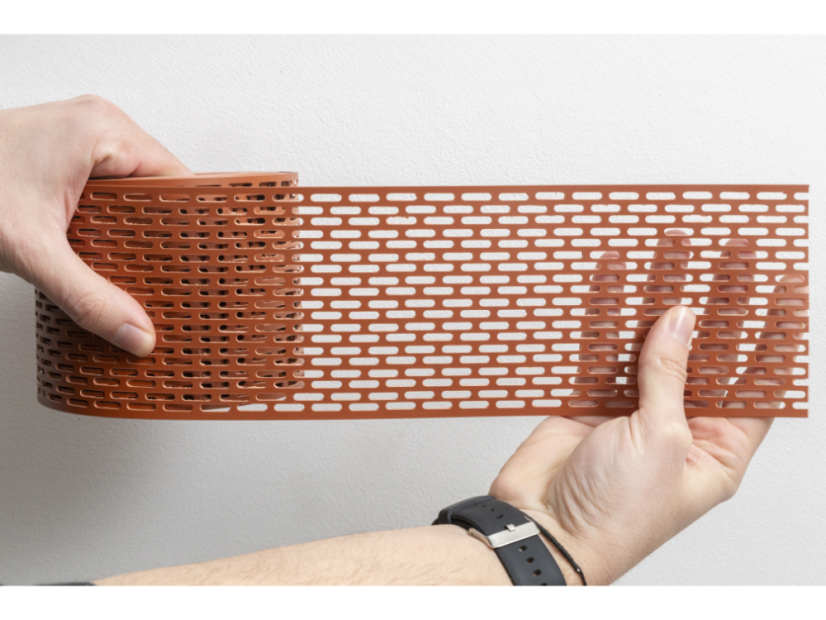 Beschermende dakstrip - Kleur: bruin, Afmeting: 100 mm x 5 m
