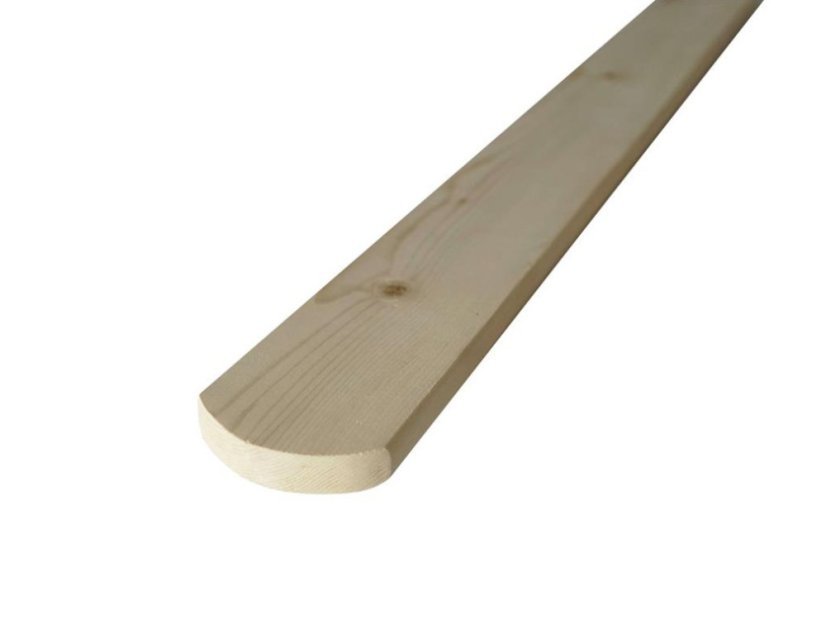 Plotové prkno dřevěné - Rozměr: 18 x 82 x 1500 mm