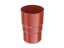 Plastikowa złączka PVC rury spustowej 90 mm - Kolor: brązowy