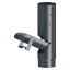 Gekleurde zinken regentonklep 100 mm - Kleur: RAL 7016 antraciet