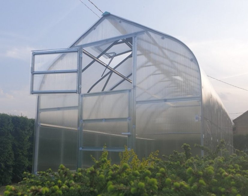 Tuinserre van polycarbonaat Standard - Variant: 4 mm, Afmeting: 2 x 2,5 m