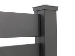 Słupek ogrodzeniowy aluminiowy