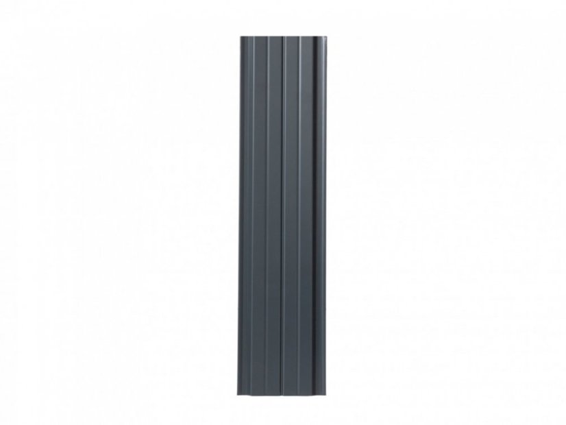 Plechová plotovka Unico rovná - Rozměr: 125 x 11,5 x 0,9 cm, Barva: antracit