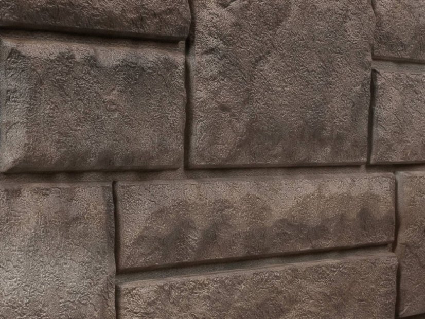 Fassadenverkleidung Cut Stone - Farbe: Smoke White