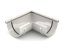 PVC hoek 100 mm - Kleur: rood, Variant: buiten