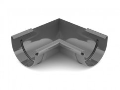 Colț pentru jgheab din PVC 125 mm