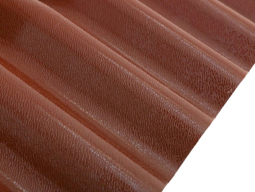 Vlnitá PVC střešní krytina Onduma terakota