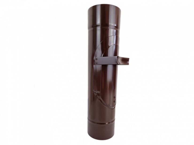Gekleurde zinken regentonklep 100 mm - Kleur: RAL 7016 antraciet