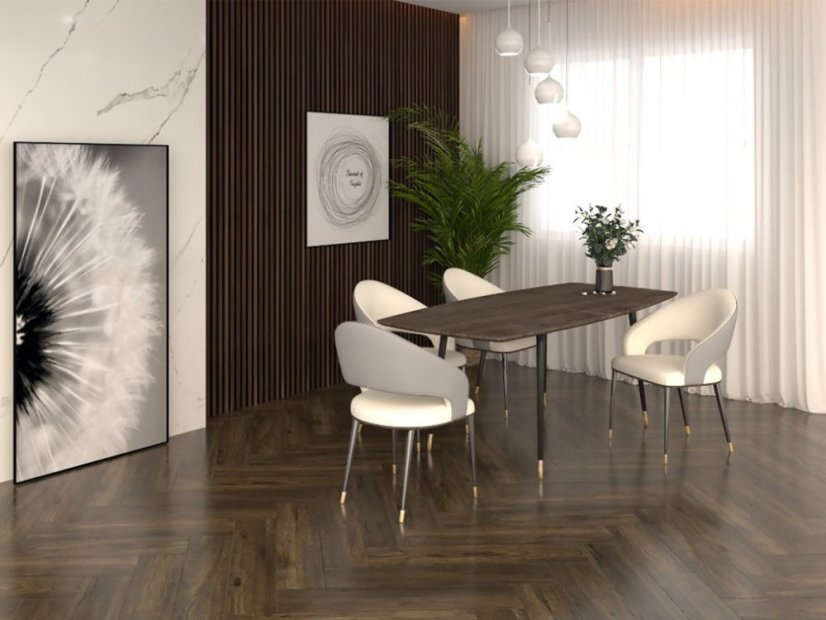 Pavimento vinilico SPC Rigid Chepard Chesnut - Dimensione: 610 x 128 x 5 mm
