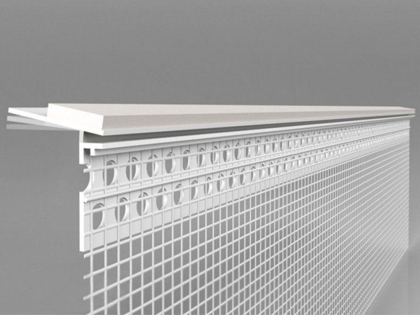 Parapetní profil LTE s tkaninou - Rozměr: 100 x 100 x 2000 mm
