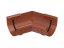 Angolo per canale di gronda PVC 75 mm - Colore: nero, Variante: esterno