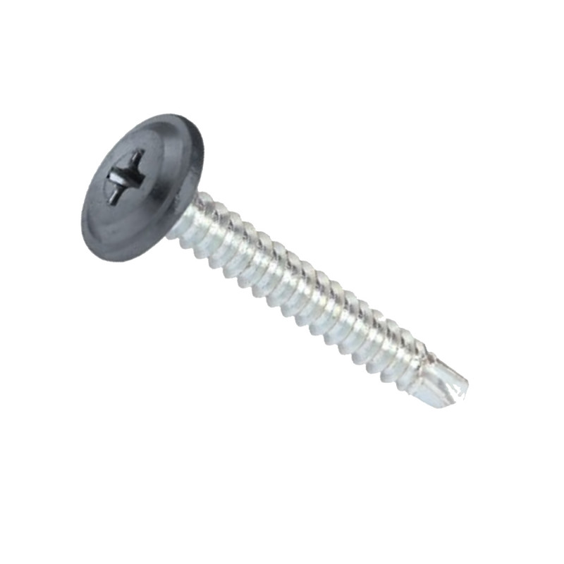 Vite autofilettante per stecche metalliche di recinzione - Colore: RAL 7016