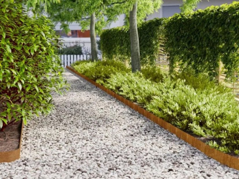 Corten Click rejtett szegély