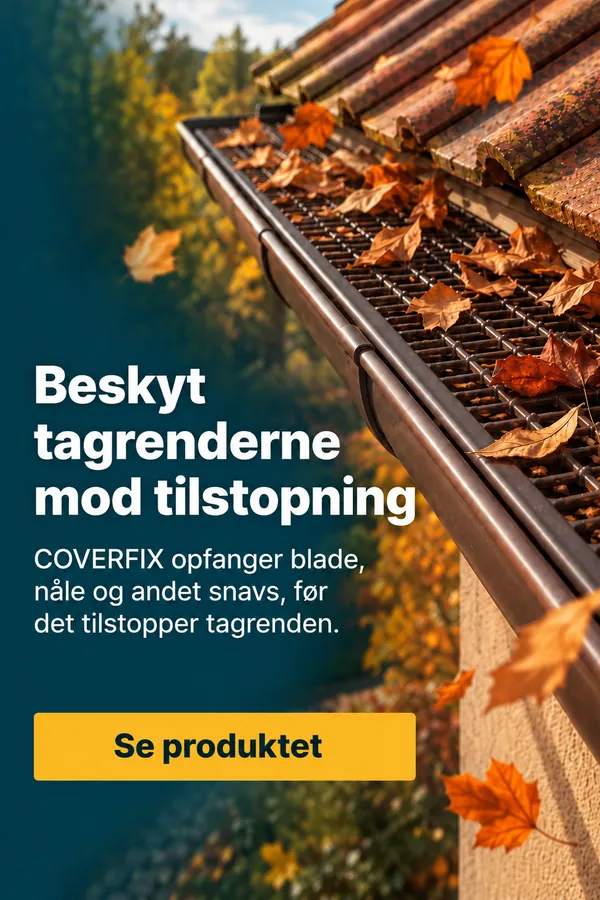 COVERFIX løvfanger til tagrende