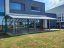 Pergola RAL 7001 v základním provedení s opálovým polykarbonátem
