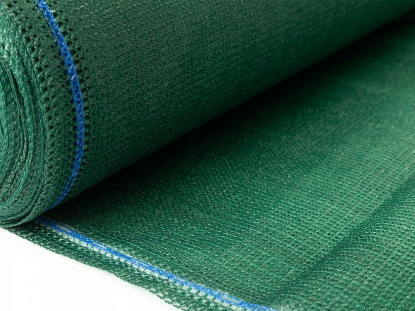 Schattiernetz 90% grün - Größe: 1 x 25 m