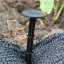 Piquet de fixation en plastique pour toiles de jardin et géotextiles - Taille: 12,5 cm
