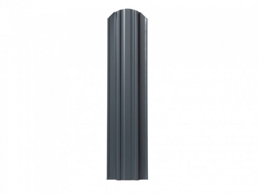 Plechová plotová doska "plotovka" Forte - Rozmer: 80 x 11,8 x 1,8 cm, Farba: hnedá