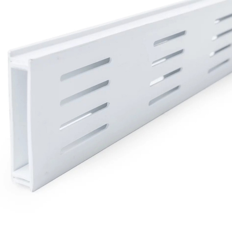 Belső szellőzőprofil nedves falazathoz - Méret: 70 x 14 x 2000 mm