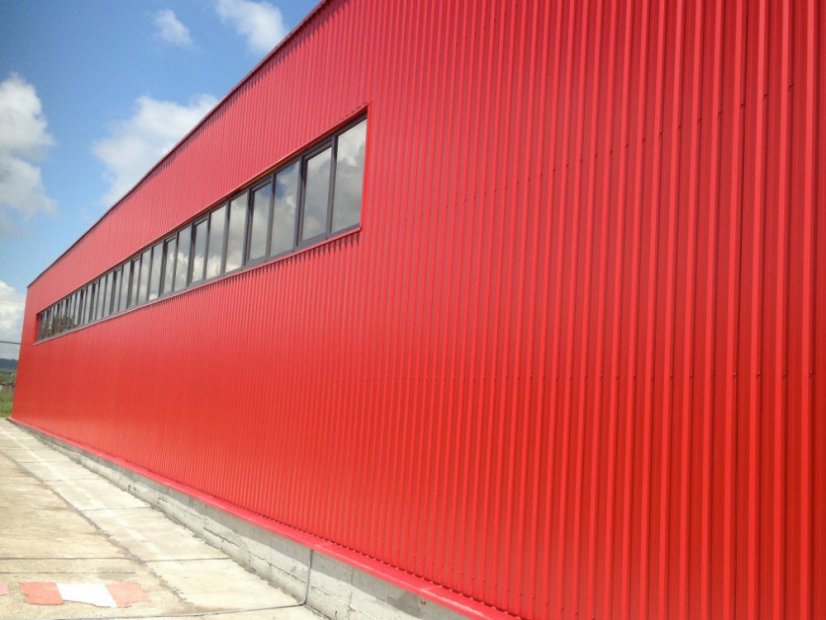 Trapézový plech T18 - Barva: RAL 7024 grafit