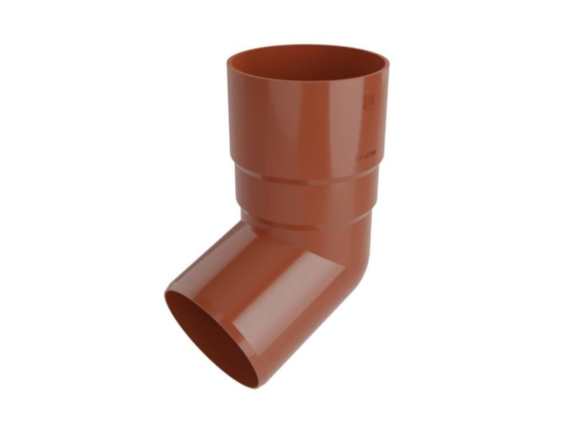 Plastové svodové koleno PVC 90 mm - Barva: černá