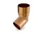 Plastové svodové koleno PVC 90 mm - Barva: černá