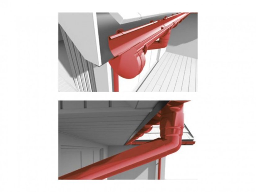 Plastový žlabový hák čelní PVC 150 mm - Barva: antracit