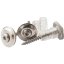 Vite in acciaio inox V2A con rondella distanziale - Dimensione: 4,5 x 45 mm, Imballaggio (pezzi): 20
