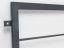 Aluminium Zaun Staket - Abmessung: 200 x 90 x 2 cm