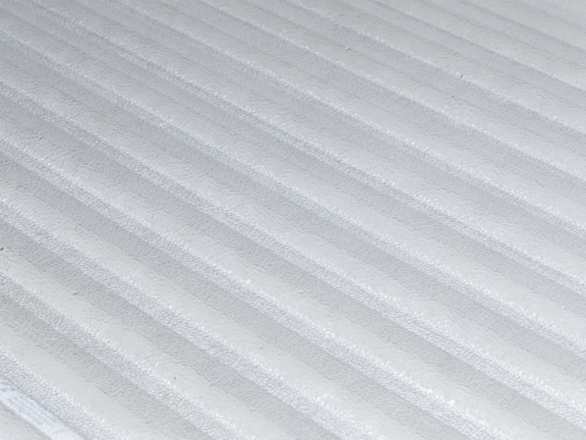 Helder trapezium polycarbonaat platen met grove structuur - Afmeting: 2500 x 1060 x 1,2 mm