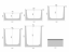 Betónový žľab D400 s liatinovou mrežou - Varianta: H250, Rozmer: 1000 x 200 x 250 mm