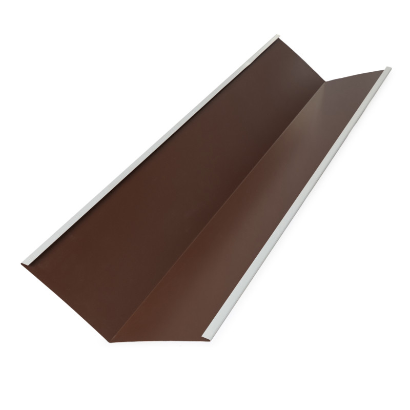 Kehlblech UNI - Farbe: RAL 8017 Braun, Größe: 0,45 x 1200 mm