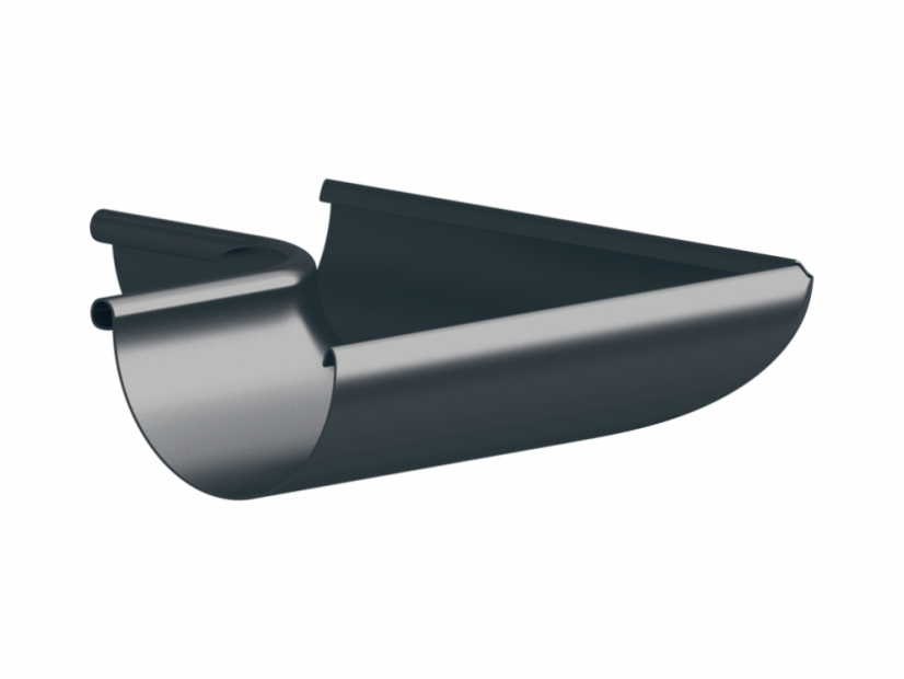 Farbiger Winkel Stahl 333 mm - Farbe: RAL 7016 Anthrazit, Variante: Äußen