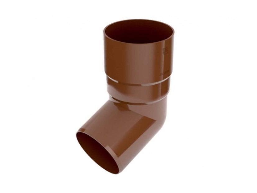 Plastové svodové koleno PVC 90 mm - Barva: černá