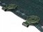 Clip de fixation pour toile d'ombrage - Couleur: vert, Emballage (pièces): 50