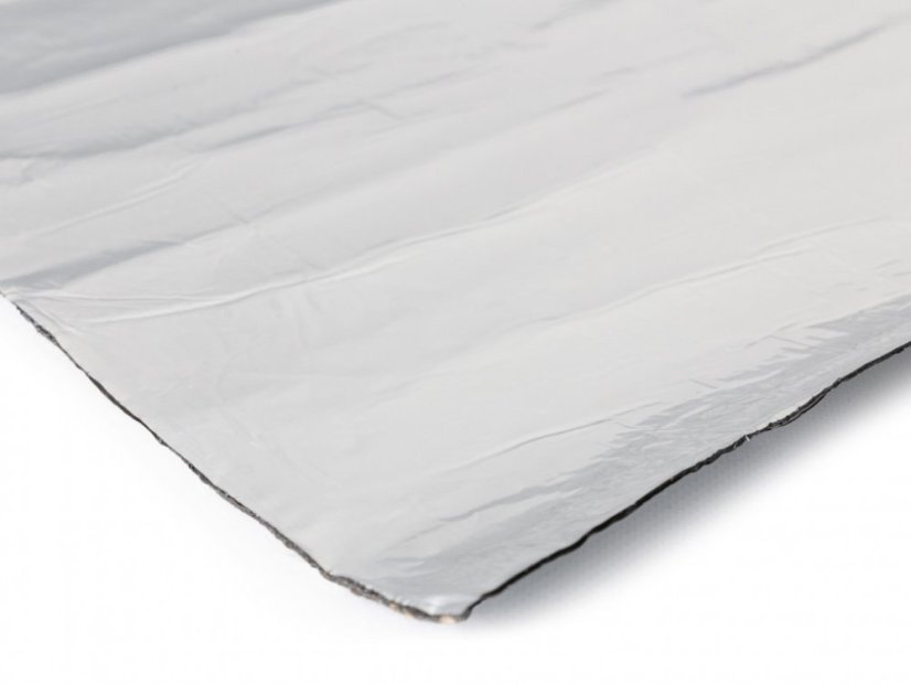 Nastro bituminoso autoadesivo con foglio di alluminio ALU FELT - Colore: grigio