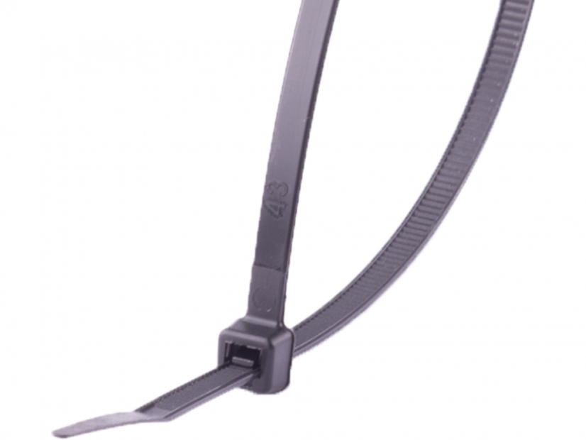 Kabelbinder schwarz | 100 Stk. - Größe: 200 x 3,6mm