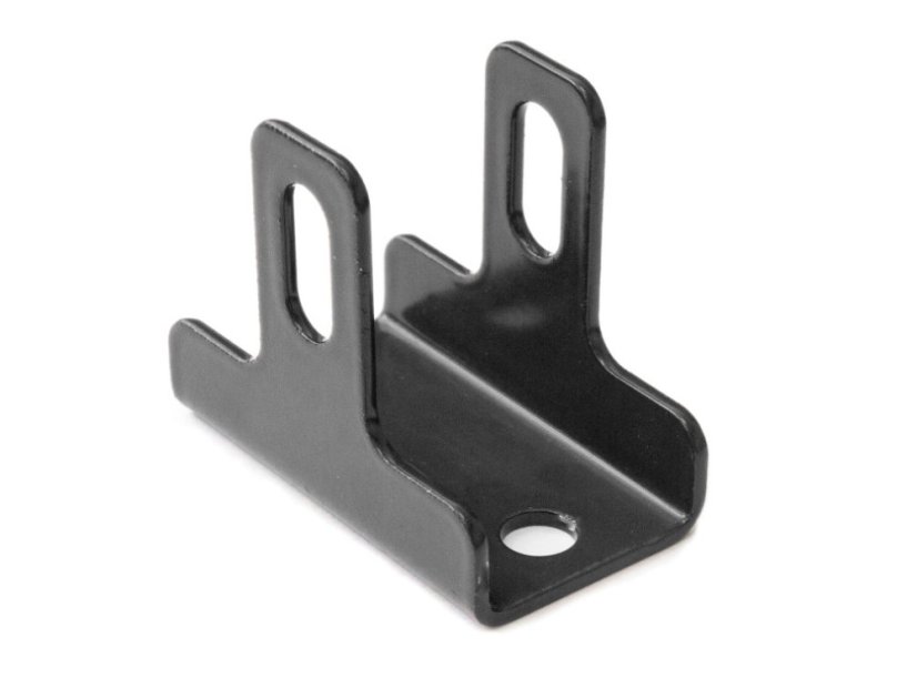 Fixarea traversei pe stâlpul zidit - Culoare: RAL 8017 maro