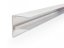 Lemovací profil ALU-U s okapničkou - Varianta: 10 mm, Rozměr: 6400 x 10 mm