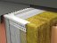 Parapetní profil LTE s tkaninou - Rozměr: 100 x 100 x 2000 mm
